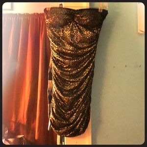 Forever 21 right mini dress leopard print